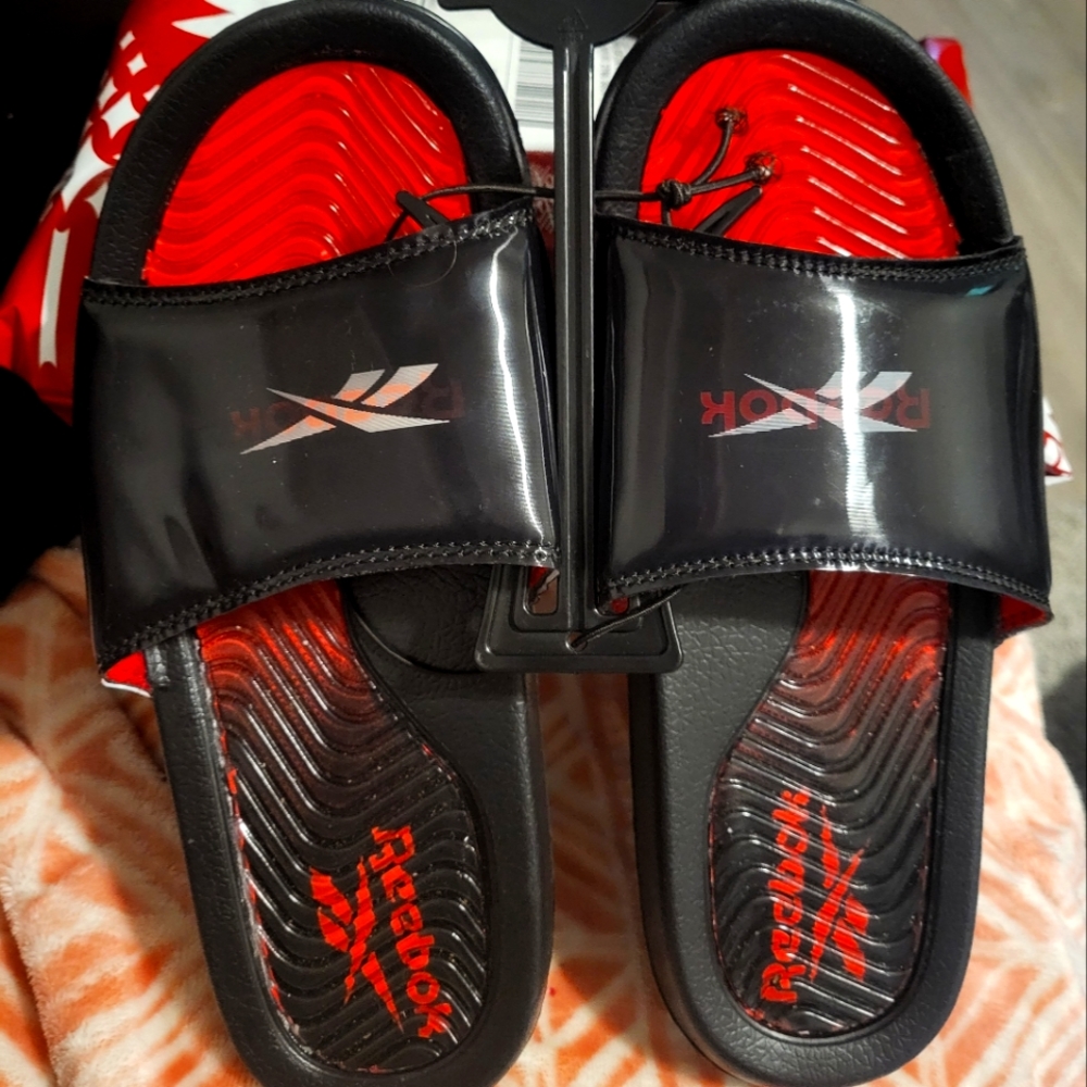Reebok slides